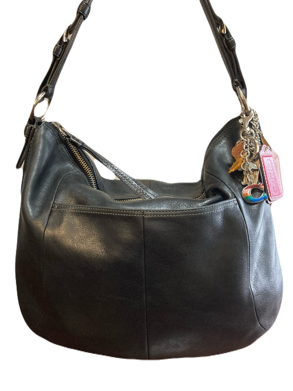 Coach Bag & Charm/Tags | Soho Y2K Hobo Bag| Soft Grain Leather Style 12684 EUC